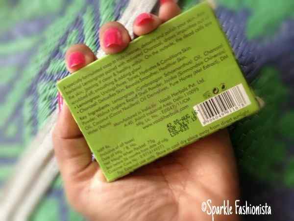 Vaadi Herbals Enticing Lemongrass Scrub Soap